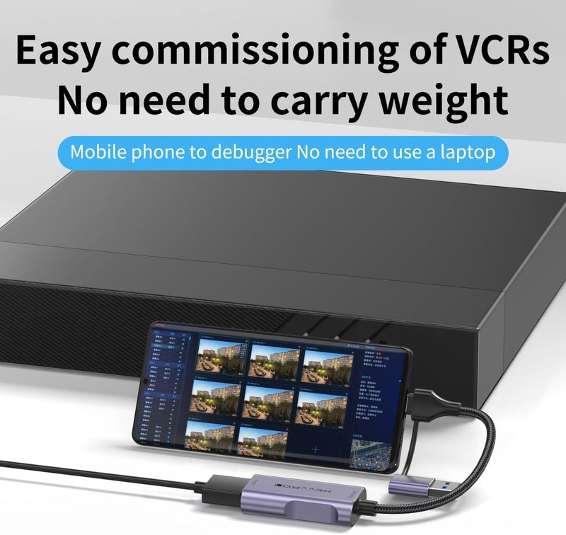 Loya Ark Video Capture Card,USB 3.0 Capture Card 4K HD to USB-A/C,2K30fbs Live Streaming/Gaming/Meeting/Game Video Capture Card,for Windows Mac OS System with USB C Adapter to Adjust PS4, Switch2, Xbox1 - Image 5
